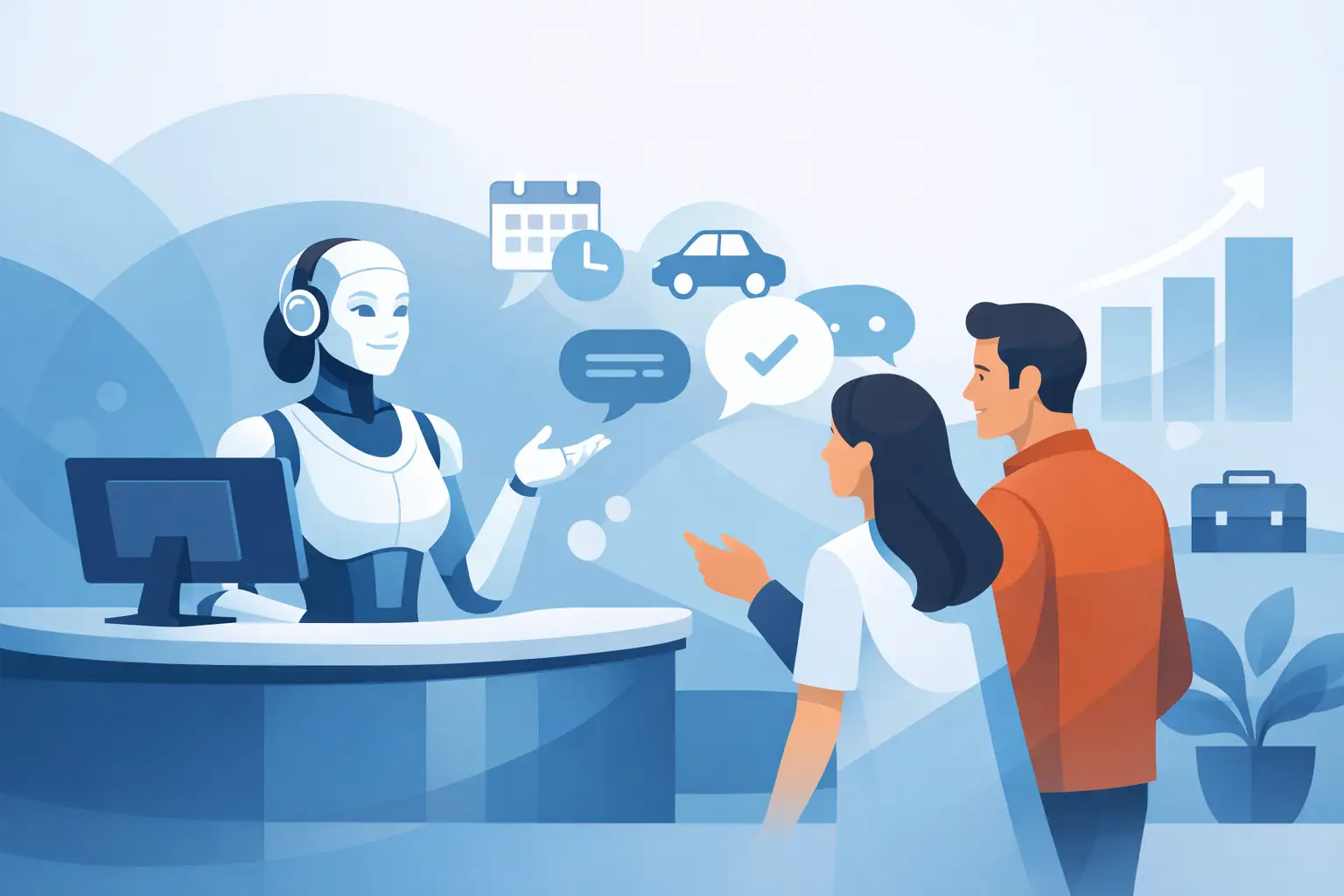 AI Receptionist for Service Businesses That Converts